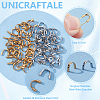 Unicraftale 100Pcs 2 Colors 316 Surgical Stainless Steel Wire Guardian STAS-UN0035-88-4