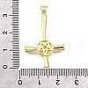 Brass Pendants KK-V007-31G-3