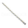 304 Stainless Steel Heart Link Chain Bracelets for Women FS-WG8F258-01-2