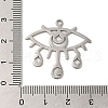 Non-Tarnish 201 Stainless Steel Pendants STAS-B049-03P-3