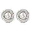 304 Stainless Steel Stud Earrings EJEW-D319-10P-4