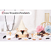 Kissitty Wooden Pendants WOOD-KS0001-09-19