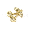 Brass Micro Pave Cubic Zirconia Pendants KK-M322-48G-05-2