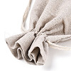 Cotton Cloth Packing Pouches Drawstring Bags ABAG-R011-17X23-01-2