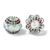 Sparkling Acrylic Rhinestone Round Beads OACR-NH0002-01A-02-1