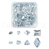 Electroplate Transparent Glass Beads EGLA-YW0003-22C-1
