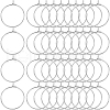 SOFPLATE 200Pcs Brass Wine Glass Charm Rings KK-SP0001-31A-P-1