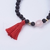 Tassel Charm Bracelets BJEW-P190-05E-2