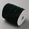 50 Yards Polyester Single Face Velvet Ribbon OCOR-WH0082-161D-2