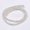 Natural Yellow Jade Beads Strands G-G598-4mm-YXS-03-2