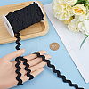 Gorgecraft Polyester Wavy Fringe Trim OCOR-GF0003-44B-01-3