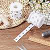 Olycraft 5 Yards Alloy Snap Button Tape Trim Polyester Ribbons DIY-OC0011-27A-5