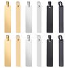 Unicraftale 12Pcs 3 Colors 304 Stainless Steel Pendants STAS-UN0044-19-1