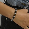 Natural Tiger Eye Beads Link Bracelets YW5979-1-2