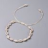 Cowrie Shell Choker Necklaces X-NJEW-JN02388-01-1