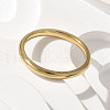 304 Stainless Steel Plain Band Rings STAS-I160-E03-G-3