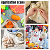 12Pcs 6 Style Alloy Enamel Lollipop Ice Cream Charm Locking Stitch Marker HJEW-PH01568-7