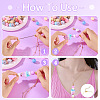 4Pcs Brass Round Ball Cable Chain Necklace Making NJEW-TAC0019-5