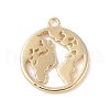 Brass Pendants KK-Z050-35G-1