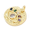 Rack Plating Brass Pendants KK-Q028-16G-2