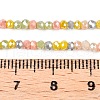 Electroplate Glass Beads Strands GLAA-T023-A16-04-4