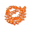 Handmade Lampwork Bumpy Beads Strands LAMP-T021-25A-2