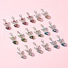 20Pcs 5 Colors Angel Glass Acrylic Pendants HJEW-FS00016-9