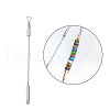 201 Stainless Steel Beadable Double Head Cuticle Pusher Nail Tools STAS-R161-01P-2