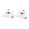 Cartoon Opaque Resin Pendants RESI-G054-01B-P-2