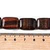 Dyed Natural Red Tiger Eye Beads Strands G-S386-A15-5
