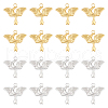 Unicraftale 12Pcs 2 Colors Ion Plating(IP) 304 Stainless Steel Pendants STAS-UN0045-04-1