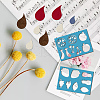 Acrylic Earring Handwork Template DIY-WH0359-066-6