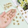 GOMAKERER 30Pcs Brass Pendants KK-GO0001-25-3