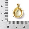 Brass Enamel Pendants KK-C089-05G-3