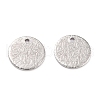 Tarnish Resistant 304 Stainless Steel Pendants STAS-P282-03P-1