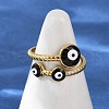 304 Stainless Steel Adjustable Cuff Rings RJEW-Q015-01G-A-5