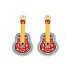 Cinco De Mayo Theme Alloy Enamel Pendants ENAM-V001-05N-G-1