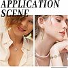 SUPERFINDINGS 32Pcs 8 Style Baroque Style Zinc Alloy Connector Charms FIND-FH0003-94-7