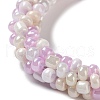 Crochet Glass Beads Braided Stretch Bracelet BJEW-K232-01N-2