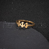 Number 201 Stainless Steel Adjustable Cuff Rings FS-WG22891-07-1