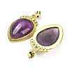 Natural Amethyst Pendants G-F760-02B-04G-2