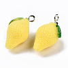 Opaque Resin Pendants RESI-T028-73-3