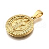 304 Stainless Steel Pendants STAS-B086-10E-G-2