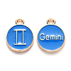 Alloy Enamel Pendants X-ENAM-S124-01A-02I-1