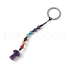 7 Chakra Gemstone Beads Keychain KEYC-F036-01D-1
