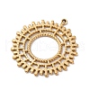 304 Stainless Steel Pendants STAS-L022-519G-2