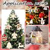 SUNNYCLUE Unfinished DIY Wooden Christmas Ornaments WOOD-SC0001-78-5