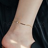 316L Surgical Stainless Steel Charm Anklets for Women FS-WG47470-08-1