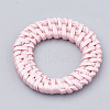 Handmade Spray Painted Reed Cane/Rattan Woven Linking Rings WOVE-N007-01D-3