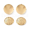Brass Studs Earring Findings KK-K382-16C-G-2